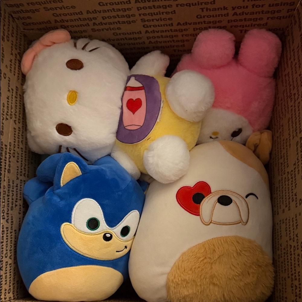 SALE! 5 Cute Plush Toy squish mellow